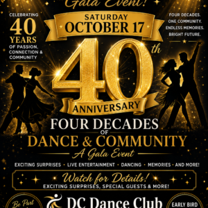 4 Decades of Dance, Music & Community Formal Gala